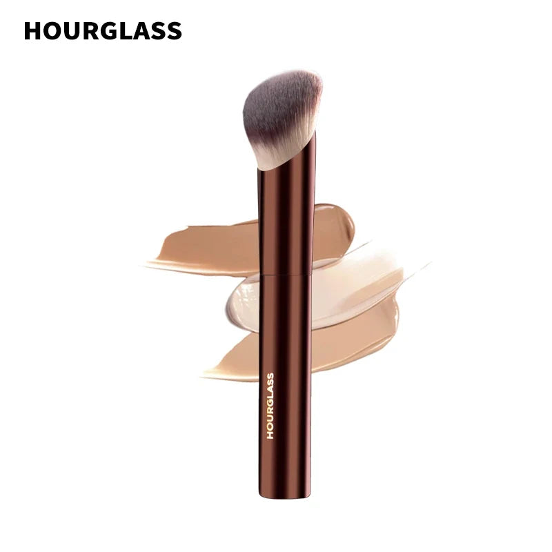 Blushimmer Hourglass No.21 Ambient Soft Glow Foundation Brush with soft fiber hair and sleek fashion design for flawless makeup application