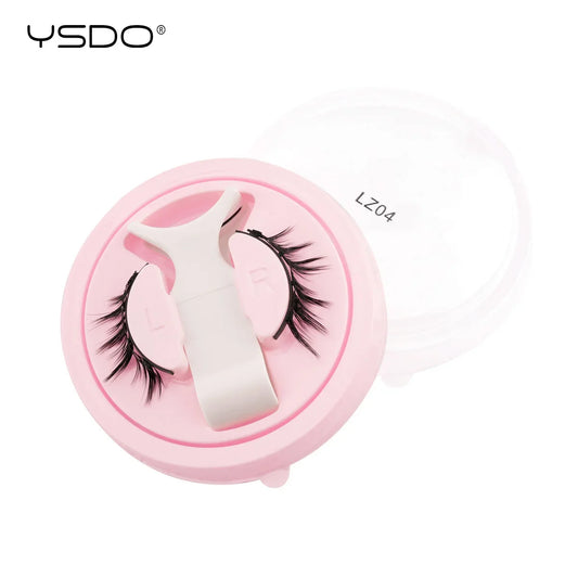 YSDO Magnetic Eyelashes Reusable Winged Magnetic 3D Mink lashes Long-Lasting No Glue Needed False Eyelashes with Tweezer Makeup