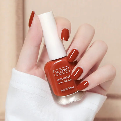 Blushimmer 10ml water-based nail polish bottle, semi-permanent tearable quick-dry varnish for DIY manicure in 40 colors.