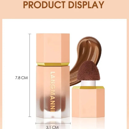 Blushimmer liquid contour stick with natural matte highlighter and nose shadow cream for face makeup and contouring.