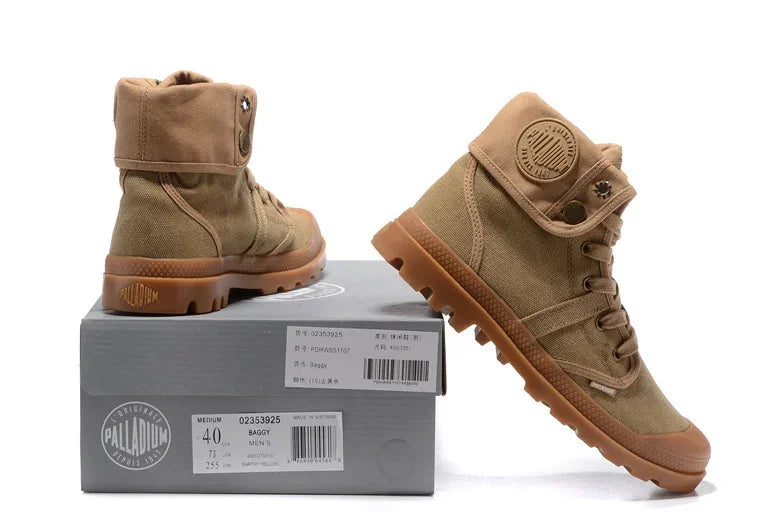 Outdoors PALLADIUM Pallabrouse Sneakers Turn Help Men Women Ankle Boots Canvas Casual Shoes Men Casual Shoes Eur36-45
