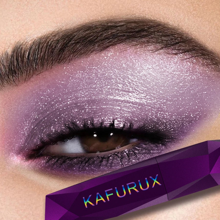 Blushimmer 25-color waterproof eyeshadow stick with glitter and matte shades, showcasing vibrant, long-lasting eye makeup and face highlight.