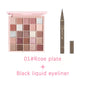 Blushimmer waterproof brown liquid eyeliner pen with slim tip, designed for long-lasting, smudge-proof eye makeup application