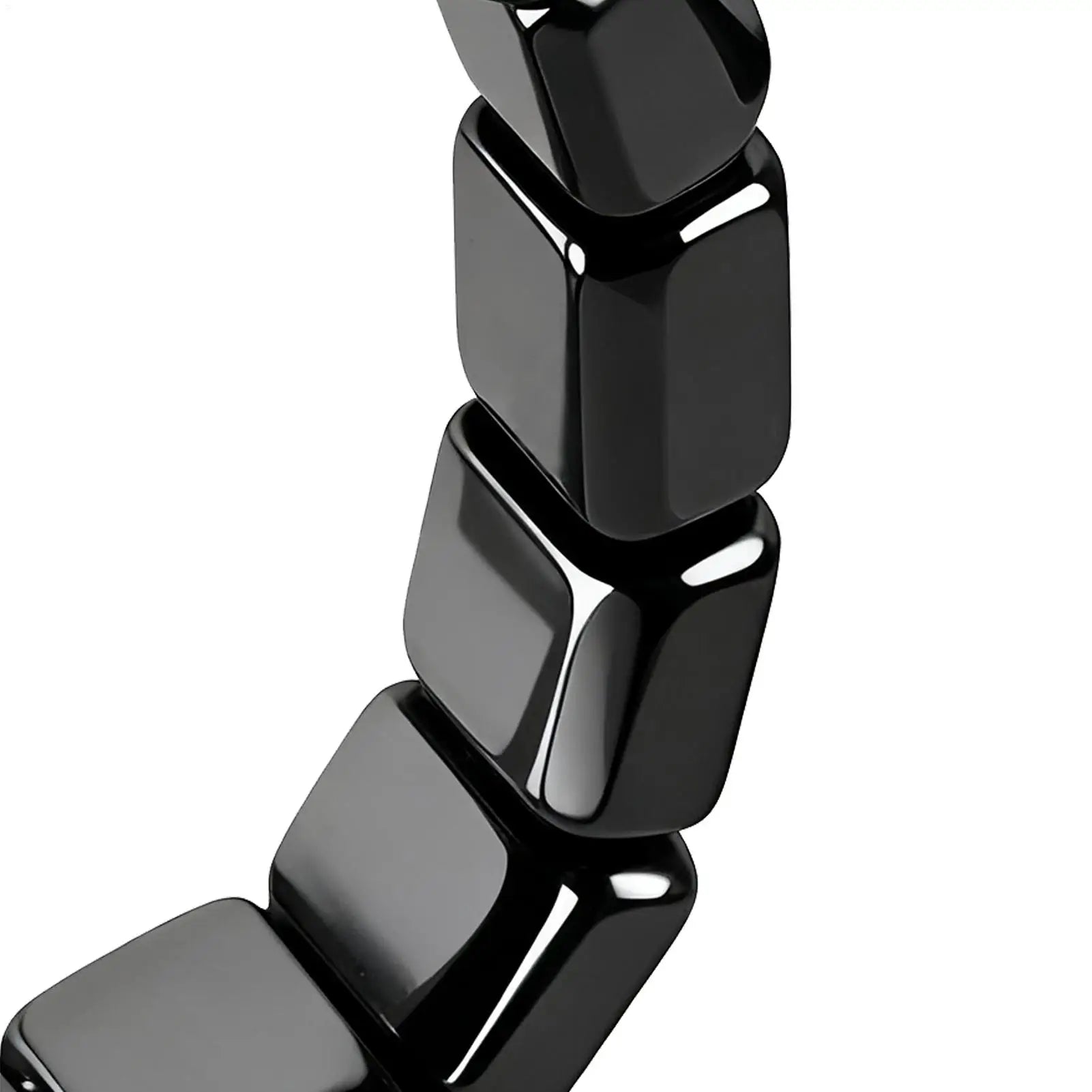 19cm Hematite Bracelet  Fashionable Natural Hematite Stone Bracelet for Men for Father Husband Boyfriend Jewelry Gifts Wristband