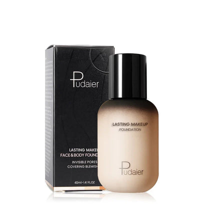 Face Foundation Makeup Base Cream Mineral Full Coverage Concealer No Cracking No Drying Waterproof Face Corrector