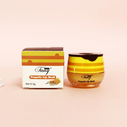 Blushimmer 5.5g strawberry honey lip sleep mask with moisturizing, nourishing night lip care for soft, smooth lips.