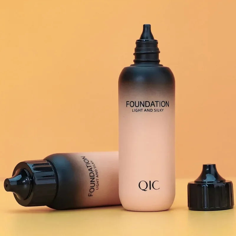 Blushimmer QIC small milk bottle liquid foundation and concealer for face, moisturizing, waterproof, natural brightening makeup