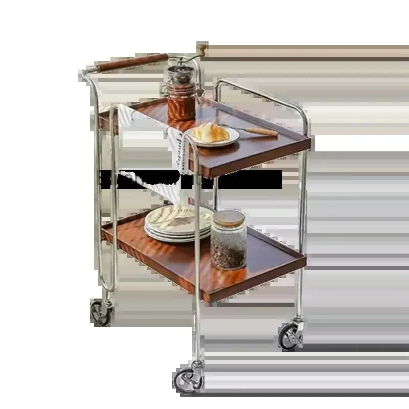 Tool Drink Medical Salon Trolley Tea Auxiliary Workshop Salon Trolley Rolling Dressing Chariot De Service Beauty Furniture Fg19