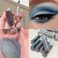 Chameleon Liquid Eyeshadow Eyeliner Sparkling Liquid Eye Shadow Metallic Shining Eye Shadow Liner Makeup Green Purple Silvery