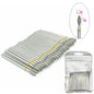 50pc Diamond Nail Drill Cuticle Clean Bit Set Milling Cutter for Manicure Electric  Bits Accessories Dead Skin Remove Tool