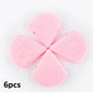 Set of 1/2/3/6 triangle velvet powder puffs by Blushimmer, reusable washable cosmetic makeup sponges for face and eye application.