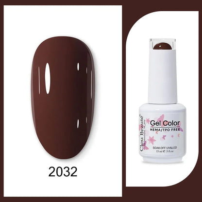 Clou Beaute neon gel nail polish base and top coat in red, black, white, green; semi-permanent gel nail varnish by Blushimmer.