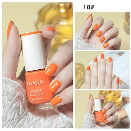 Blushimmer no-bake nail polish with glitter sequins, quick-dry UV nail varnish for easy, lamp-free nail art application