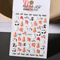 Cute 3D cat and puppy nail decals by Blushimmer, featuring animal cartoon designs and self-adhesive Y2K-style nail art stickers.