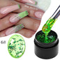 Mtssii 8ml Metallic Painting Nail Gel Polish Gold Silver Creative Elastic Nail Gel for PaintingDrawing Magic Mirror Gel Varnish