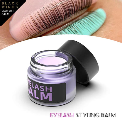 Blushimmer eyelash lifting glue 10g, solid adhesive with eyelash eyebrow wax, silicone lifting pads, and eyelash curler tools.