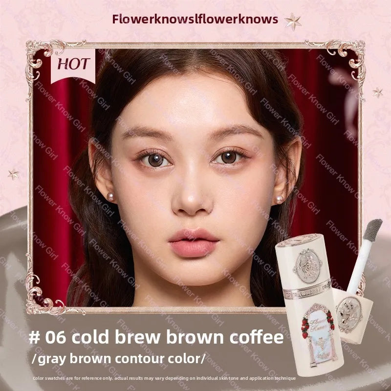 Blushimmer Flower Knows Strawberry Cupid Collection liquid blush in 7g, lightweight, skin-like finish, creamy and silky for a natural glow.