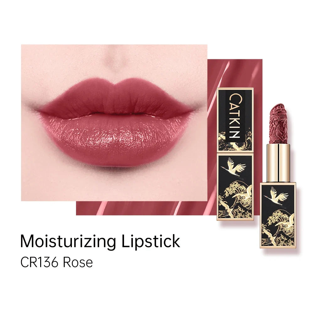 Blushimmer Catkin Makeup Velvet Matte Lipstick in 3.6g with smooth, creamy texture and hydrating satin finish.