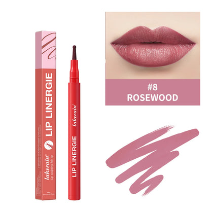 Blushimmer waterproof lip liner stain in 8 colors, transfer-proof, smudge-resistant, long-lasting lipstick with no bleed.