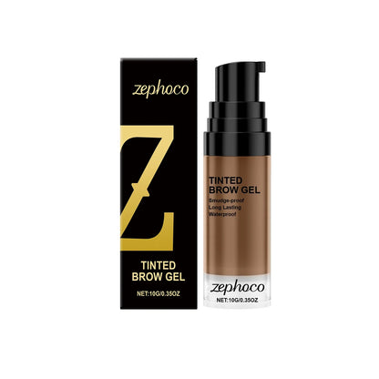 Zephoco Tinted Brow Gel - Waterproof Matte Eyebrow Cream