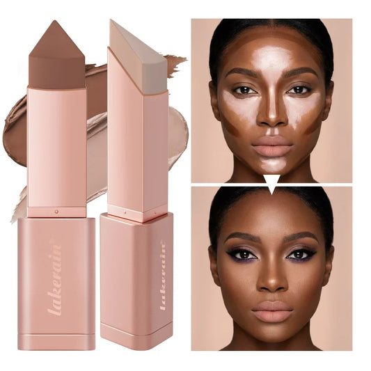Blushimmer 2-in-1 cream bronzer and contour stick for face, providing instant depth and dimension with smooth application.
