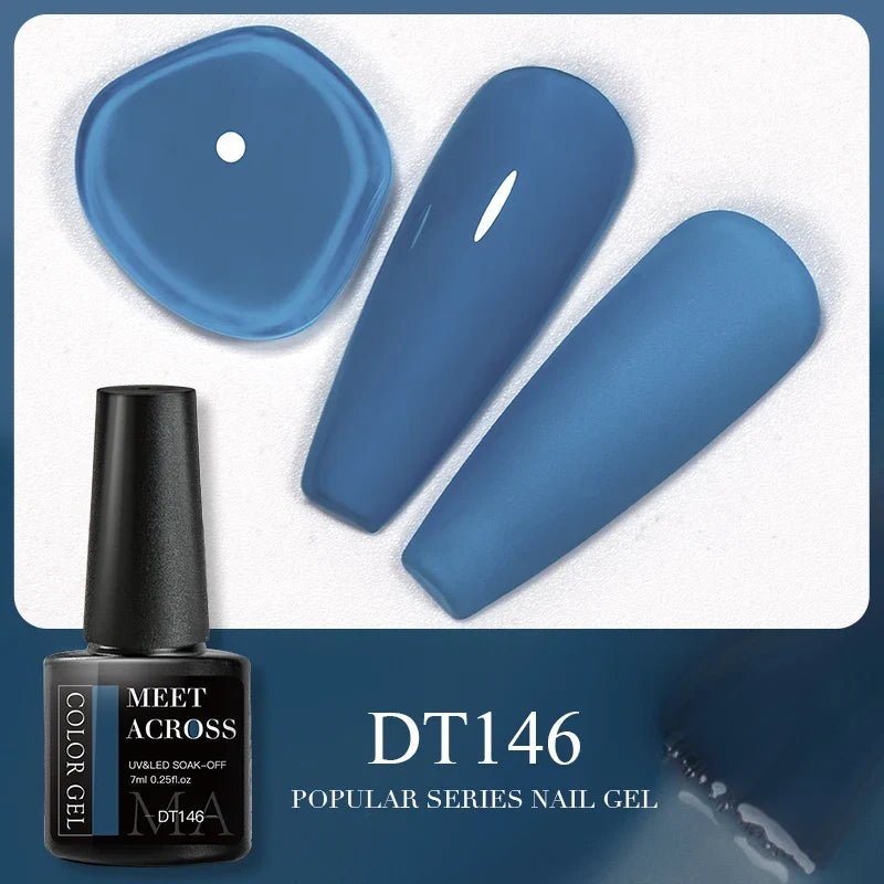 Blushimmer Meet Across 5ml pink dried flower gel nail polish with natural flower design for UV and LED nail art and soak-off varnish.