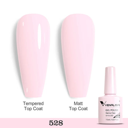 Bright neon pink gel nail polish from Blushimmer's VENALISA summer collection, UV and LED soak-off gel for vibrant nail art.