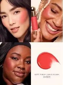 Rare Beauty Liquid Blush Enhance Makeup Silky Smooth  Easy To Apply Blend  High-gloss Mirrors Enhance The Texture of Makeup