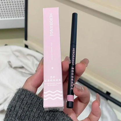 Blushimmer Herorange Silky Eyeliner Gel Pen with vibrant color, waterproof, smudge-proof, and easy to apply for natural, long-lasting eye makeup.