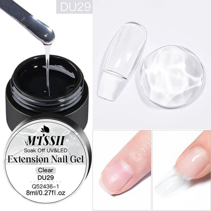 Mtssii 8ml Metallic Painting Nail Gel Polish Gold Silver Creative Elastic Nail Gel for PaintingDrawing Magic Mirror Gel Varnish