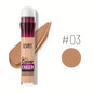 Blushimmer sponge head concealer for dark circles, freckles, acne, and blemishes, with long-lasting moisturizing liquid foundation.