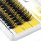 Blushimmer 20D/30D Mink Eyelashes in a box with 60 bundles, natural 3D Russia-style individual eyelash clusters for makeup.
