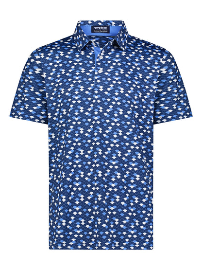 White Water Life Scales Polo shirt, men's casual polo with a classic collar and short sleeves, in a versatile color.