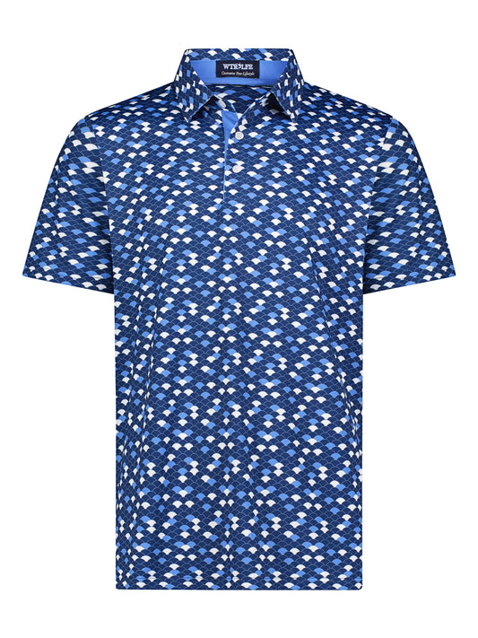 White Water Life Scales Polo shirt, men's casual polo with a classic collar and short sleeves, in a versatile color.