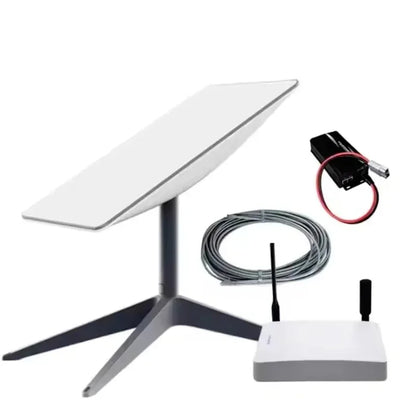 JHZ for SpaceX-Starlink Standard Kit V4 Gen 3 Standard Kit High-Speed Low-Latency Internet Satellite Dish Router Wi-Fi 6 WiF