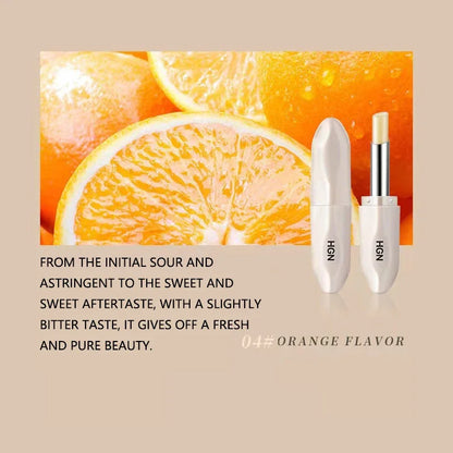 Blushimmer natural fruit-flavored lip balm with moisturizing, nourishing, and anti-drying properties for men and women.