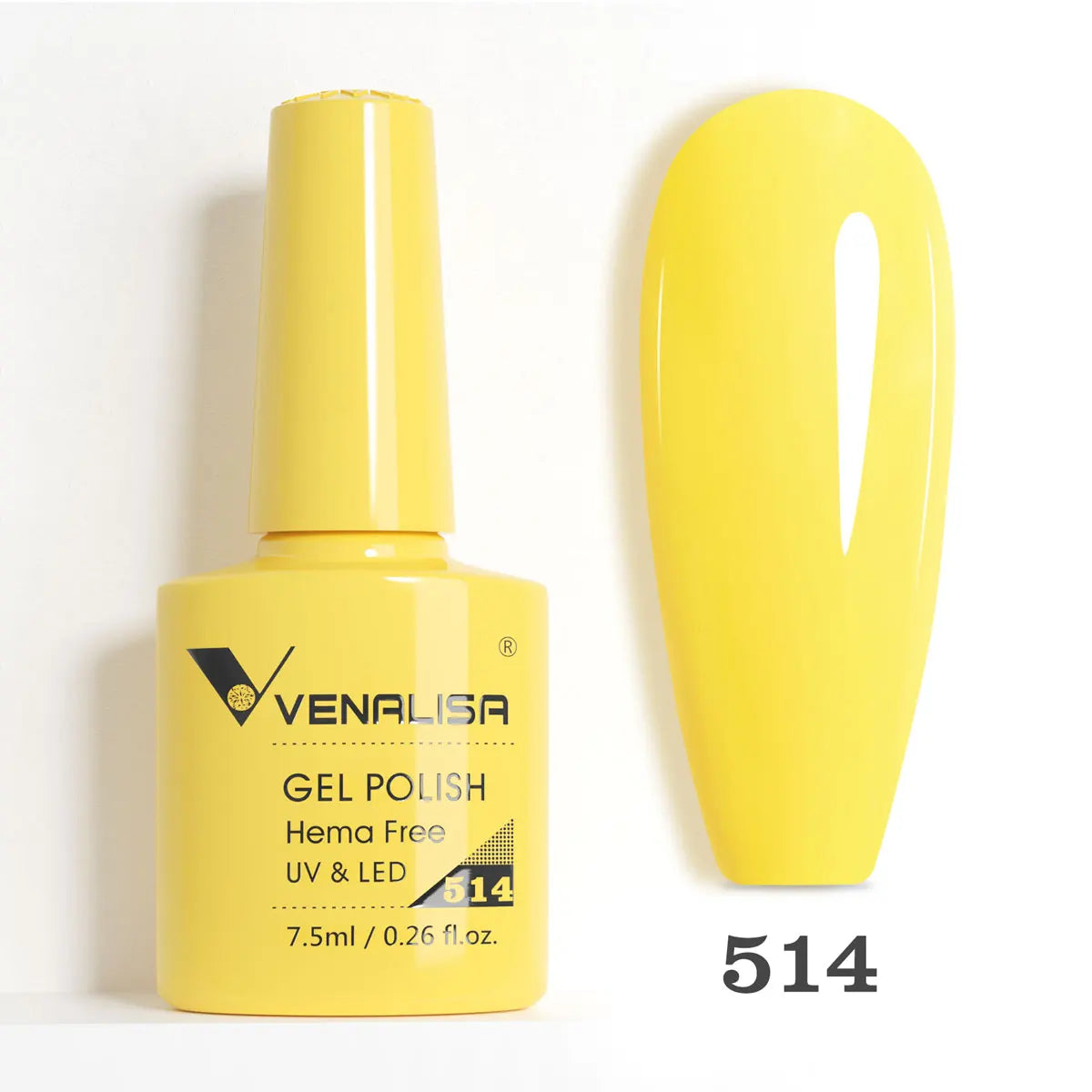 Venalisa HEMA TPO Free Nail Gel Polish by Blushimmer with glitter, full coverage pink nude French manicure for UV and LED nails