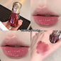 Blushimmer Gege Bear Crystal Gloss Lip Tint in autumn/winter shade with mirror-gloss finish and hydrating, youthful plumping effect.