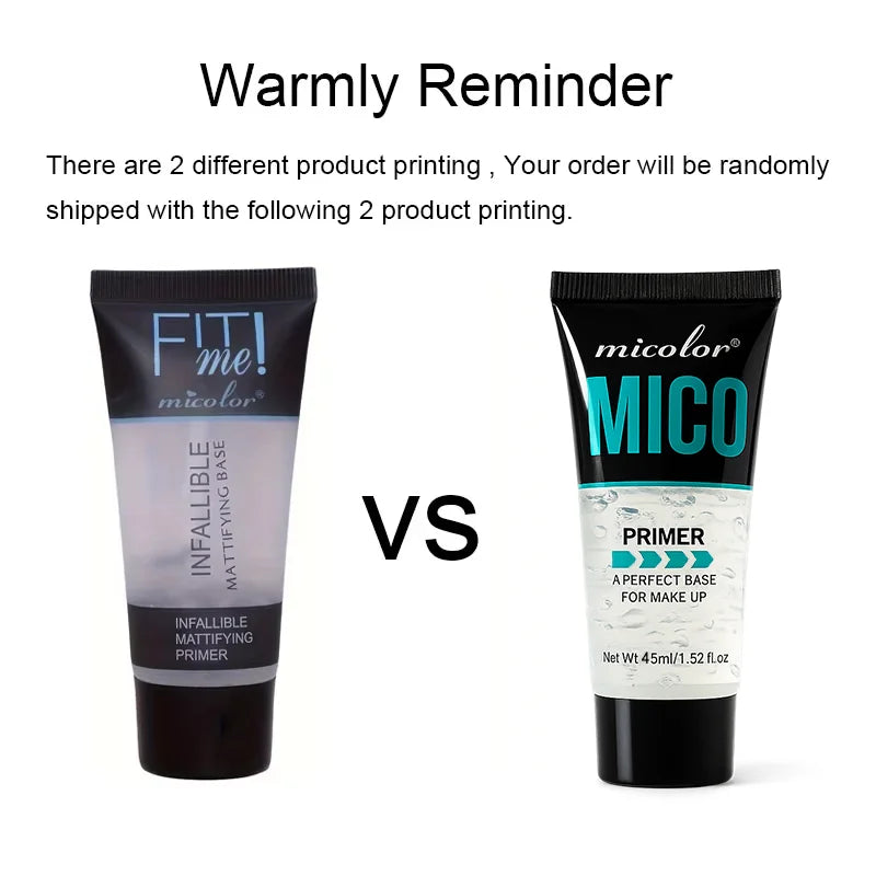 Blushimmer makeup primer in soft tube, long-lasting, moisturizing, waterproof, anti-shedding, quick-drying, easy to apply.