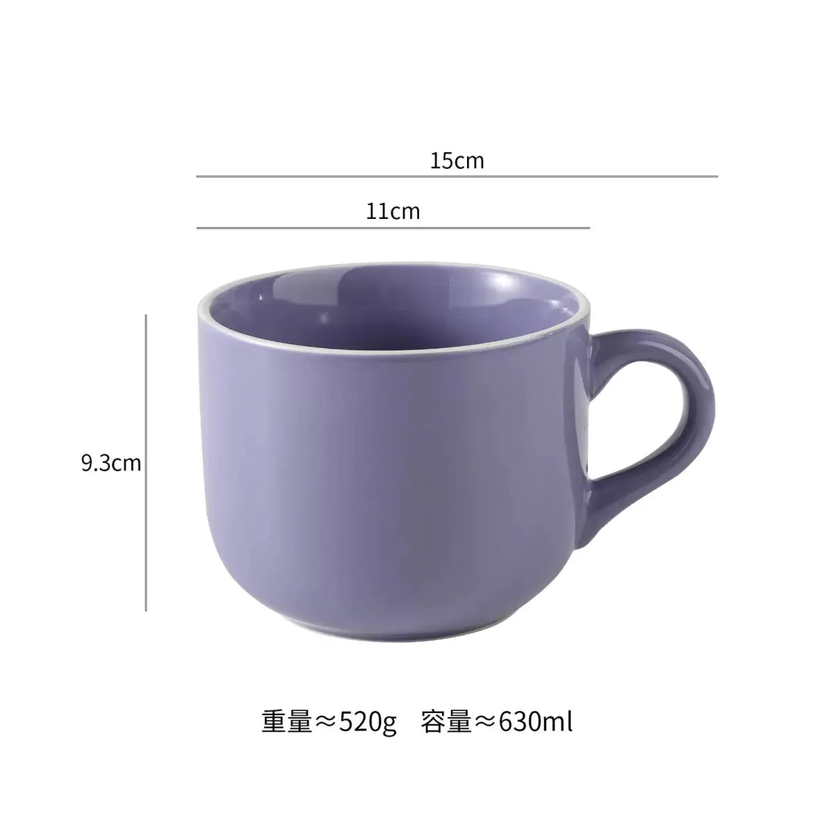 700ml Coffee Mug Ceramic Breakfast Oatmeal Milk Tea Cup Large Capacity Instant Noodles Bowl Novelty Gifts Best for Your Friends