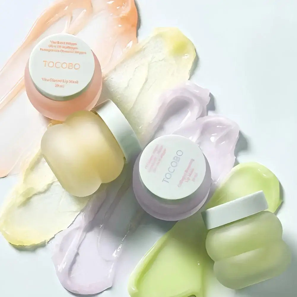 Blushimmer Gentle Lip Scrub and Lip Mask with Vitamin C, lemon scent, sugar exfoliant, moisturizing for dry lips, 20ml container