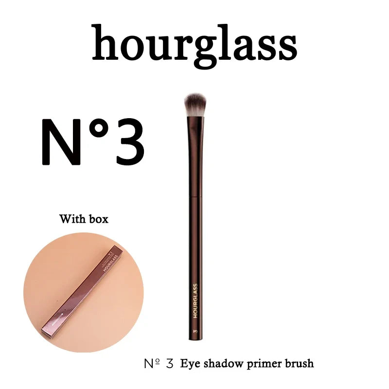 Blushimmer seamless finish concealer brush with angled design for precise application of liquid and cream concealer makeup.