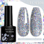 Colorful 7ml Blushimmer LILYCUTE gel nail polish in various shades, showcasing long-lasting semi-permanent UV gel varnish for manicures.