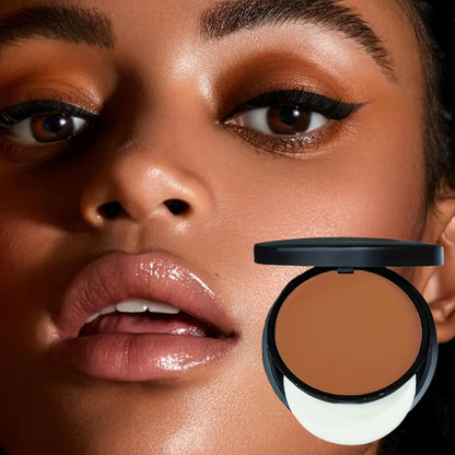 Blushimmer oil-control long-lasting face concealer, matte mineral bronzer powder for dark skin with contour finishing