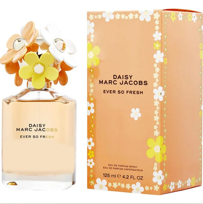 Marc Jacobs Daisy Ever So Fresh women’s Eau de Parfum spray in 125ml bottle, featuring a floral fragrance with long-lasting scent
