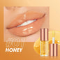 Blushimmer O.TWO.O Lip Oil Gloss with shimmering water gloss finish, moisturizing, non-sticky lip plumper and tint in a clear gloss tube