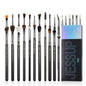 Blushimmer Jessup eye makeup brushes set with synthetic blending and eyeshadow brushes for professional eye makeup application.