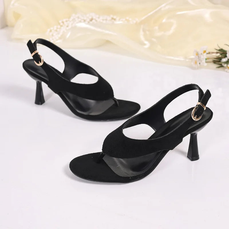 Women Sandals Fashion High Heels Sandals For Summer Women Shoes Ankle Strap Heel Zapatos Mujer Summer Footwear Women Pumps