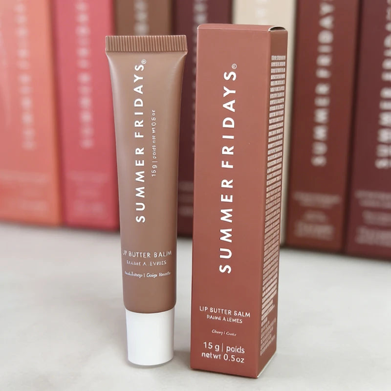 NEW Summer Fridays Mini Lip Gloss Set Vanilla Beige Lip Balm Long Lasting Moisturizing Smooth Soft Tube Makeup Lip Care Suit