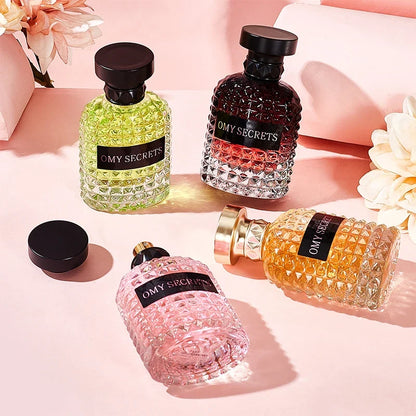 Blushimmer French Rivet Series floral perfume for women, elegant Eau de Toilette with lasting fragrance and deodorizing qualities.